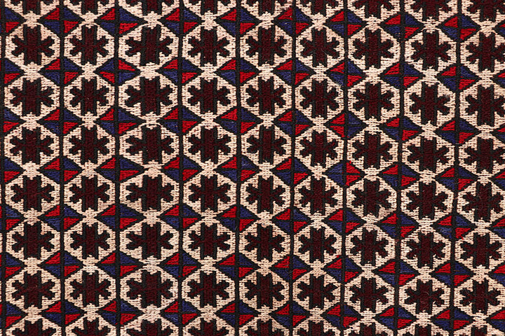 Multi Colored Soumak 6' 7 x 9' 6 - No. 64426 - ALRUG Rug Store