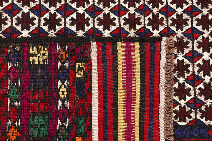 Multi Colored Soumak 6' 7 x 9' 6 - No. 64426 - ALRUG Rug Store