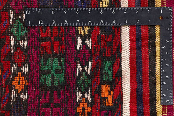 Multi Colored Soumak 6' 7 x 9' 6 - No. 64426 - ALRUG Rug Store