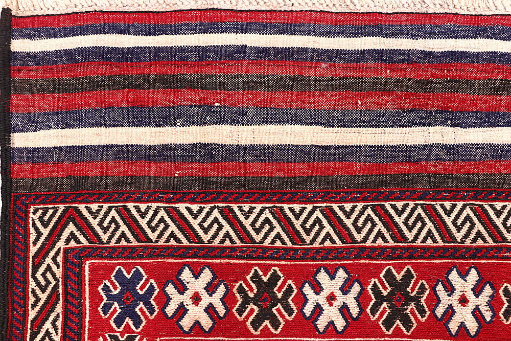 Blanched Almond Soumak 6' 9 x 8' 11 - No. 64427 - ALRUG Rug Store