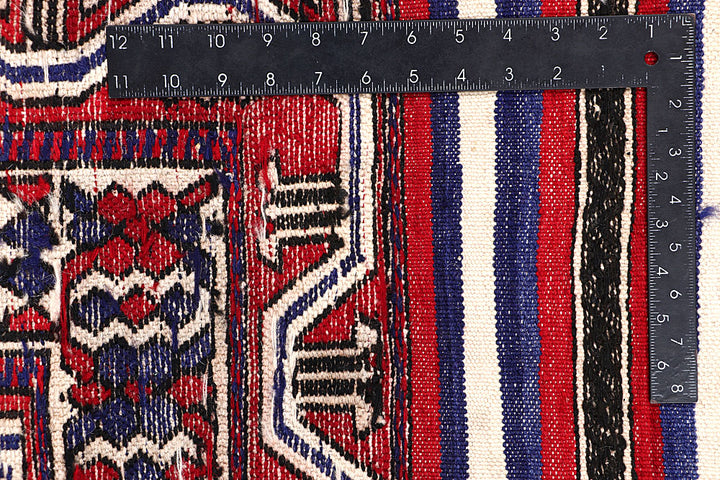 Cornsilk Soumak 6' 7 x 8' 11 - No. 64428 - ALRUG Rug Store