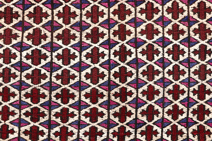 Multi Colored Soumak 6' 6 x 8' 10 - No. 64429 - ALRUG Rug Store