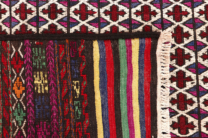 Multi Colored Soumak 6' 6 x 8' 10 - No. 64429 - ALRUG Rug Store