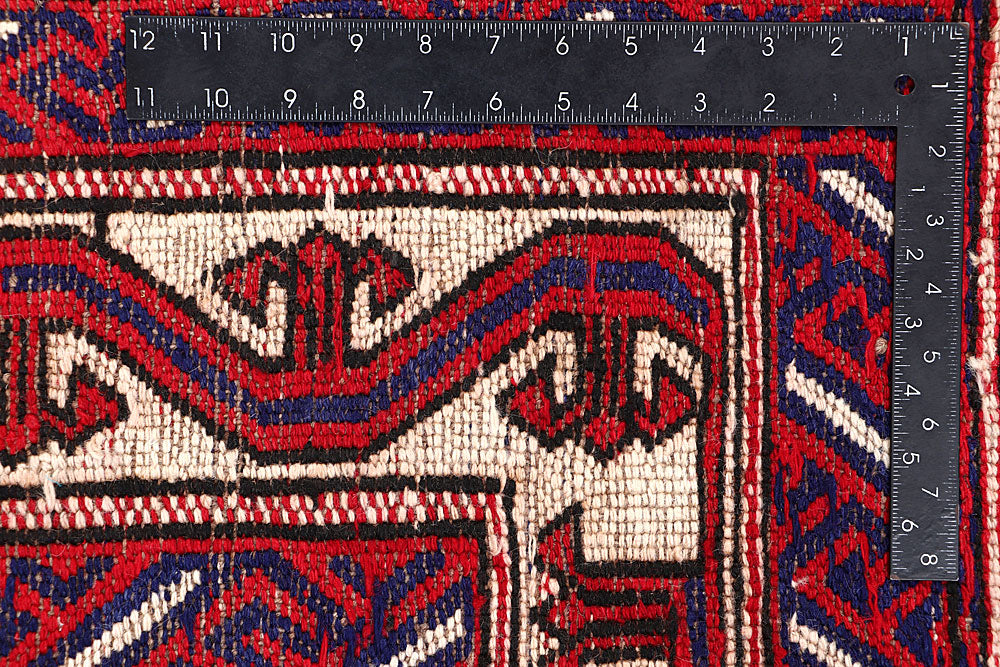 Red Soumak 5' 10 x 9' 6 - No. 64430 - ALRUG Rug Store