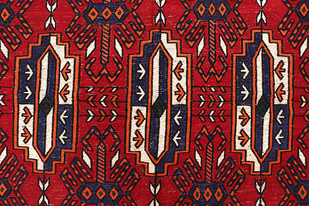 Firebrick Soumak 6' 5 x 8' 7 - No. 64431 - ALRUG Rug Store