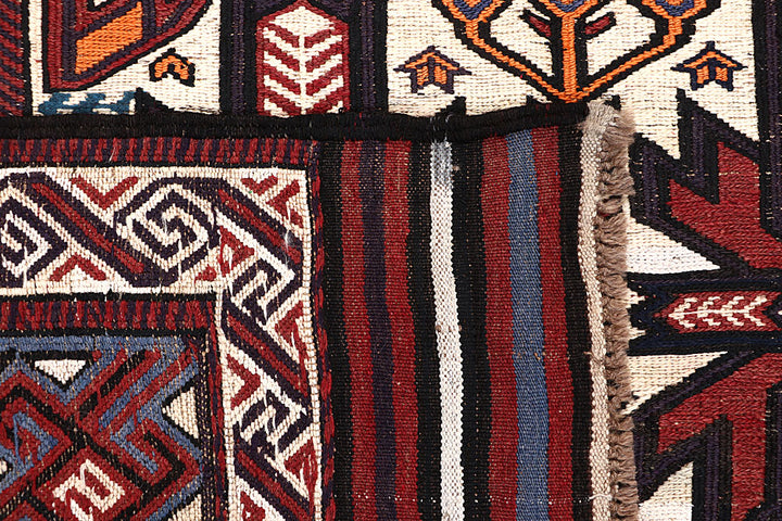 Blanched Almond Soumak 5' 11 x 9' - No. 64432 - ALRUG Rug Store