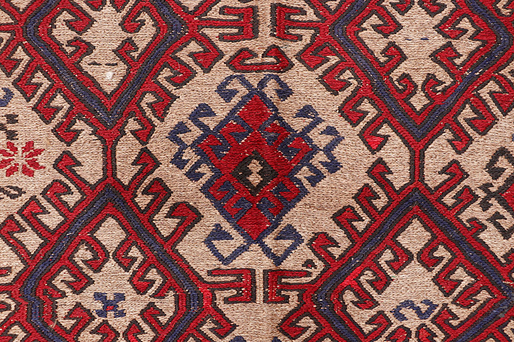 Tan Soumak 6' 1 x 8' 10 - No. 64433 - ALRUG Rug Store