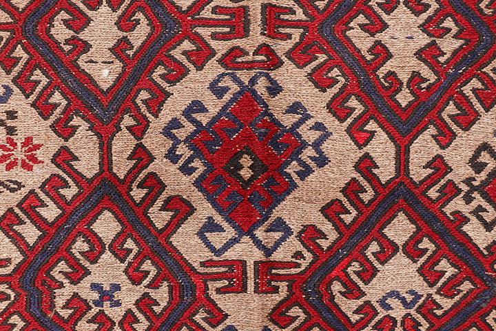 Tan Soumak 6' 1 x 8' 10 - No. 64433 - ALRUG Rug Store