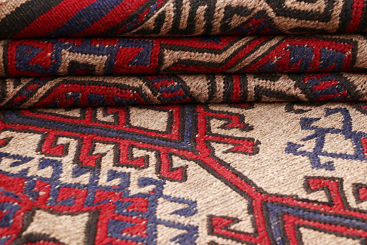 Tan Soumak 6' 1 x 8' 10 - No. 64433 - ALRUG Rug Store