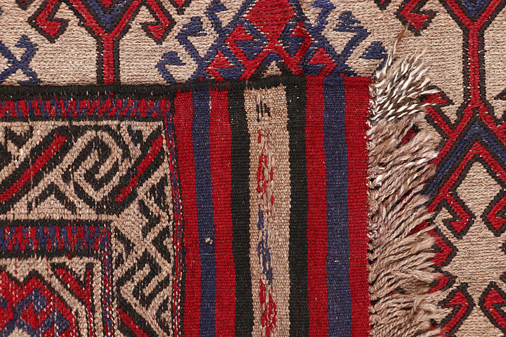 Tan Soumak 6' 1 x 8' 10 - No. 64433 - ALRUG Rug Store