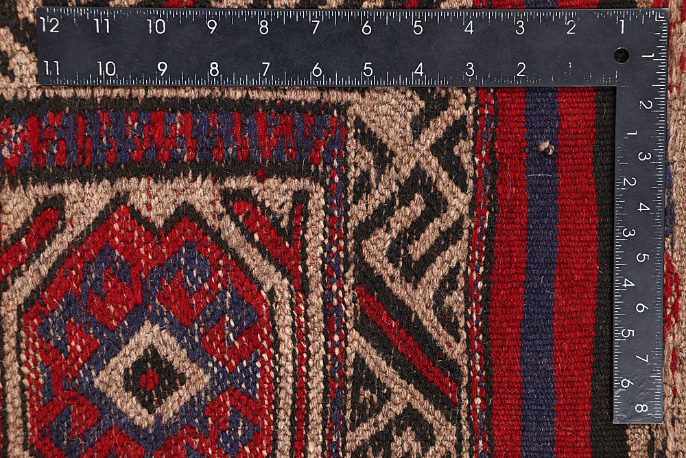 Tan Soumak 6' 1 x 8' 10 - No. 64433 - ALRUG Rug Store