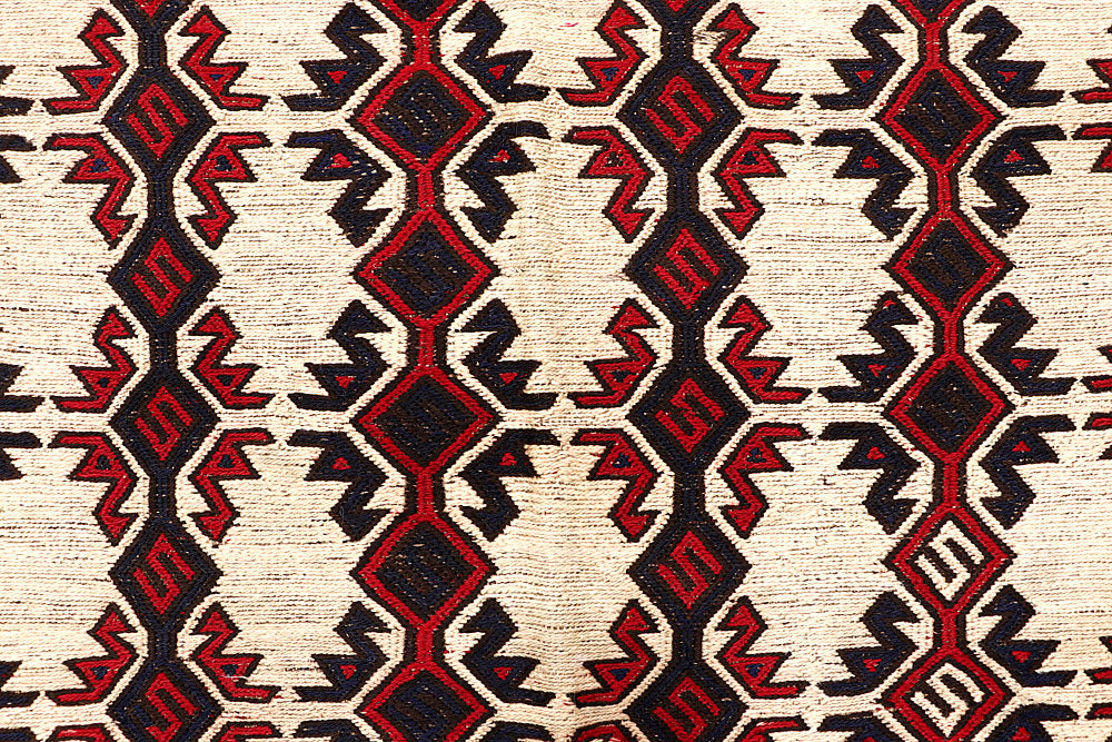 Blanched Almond Soumak 6' 4 x 9' 4 - No. 64434 - ALRUG Rug Store