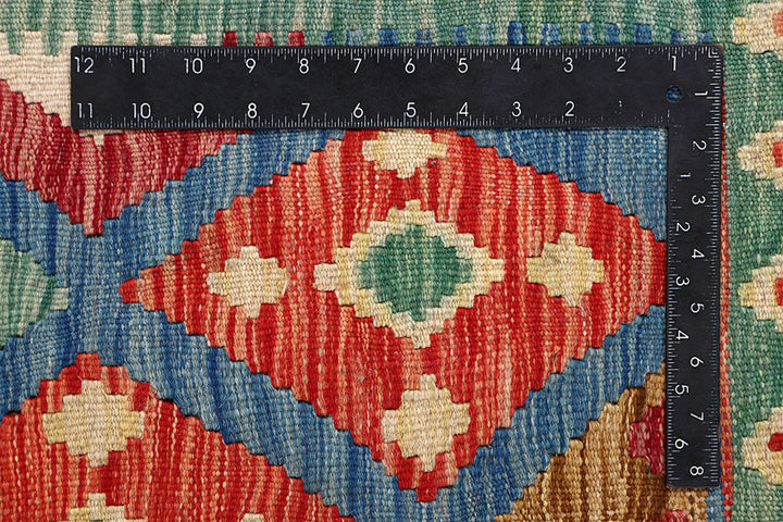 Multi Colored Kilim 7' 1 x 7' 10 - No. 64437 - ALRUG Rug Store