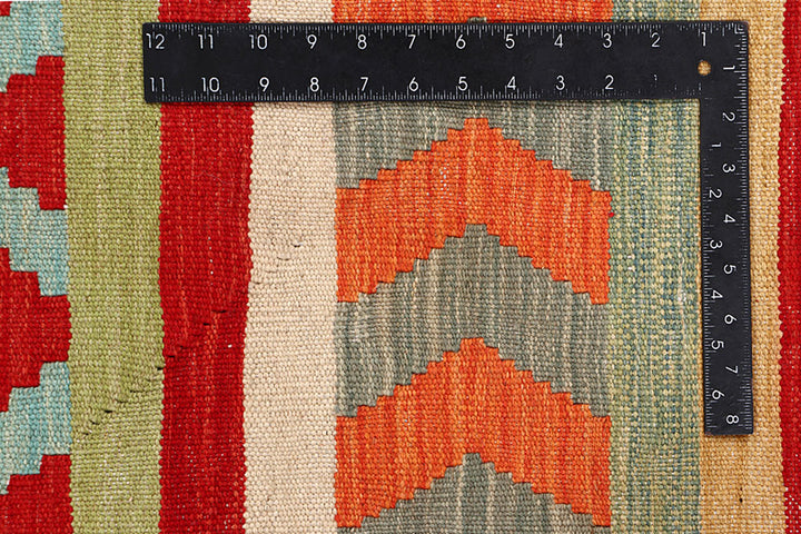 Multi Colored Kilim 6' 4 x 9' 8 - No. 64438 - ALRUG Rug Store