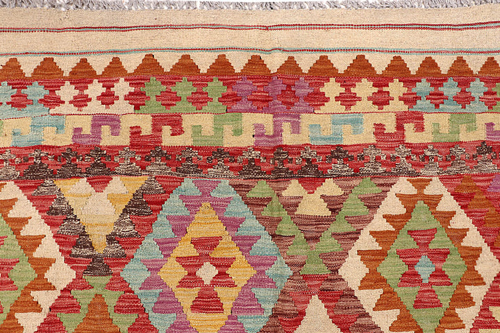 Multi Colored Kilim 6' 9 x 9' 10 - No. 64440 - ALRUG Rug Store