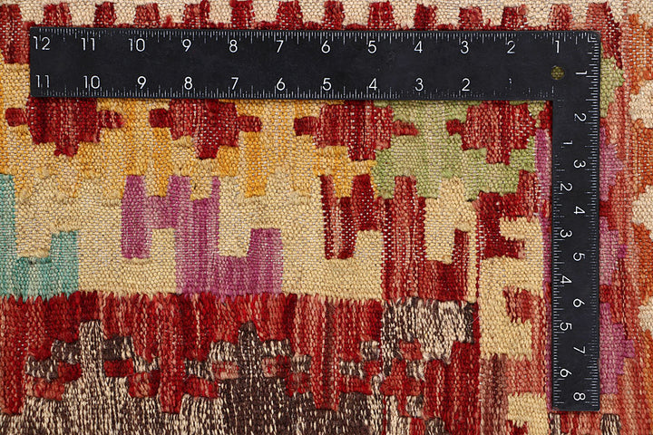 Multi Colored Kilim 6' 9 x 9' 10 - No. 64440 - ALRUG Rug Store