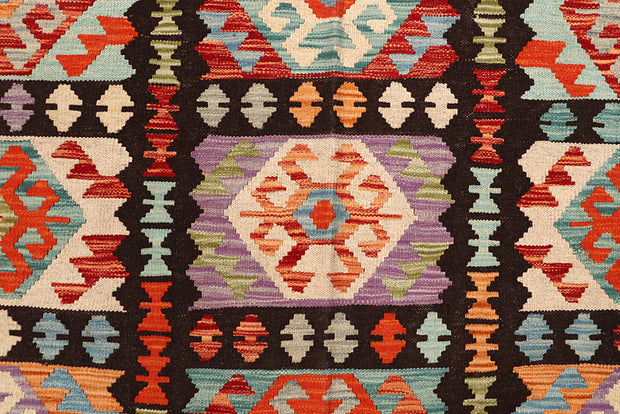 Multi Colored Kilim 6' 8 x 8' 1 - No. 64442 - ALRUG Rug Store