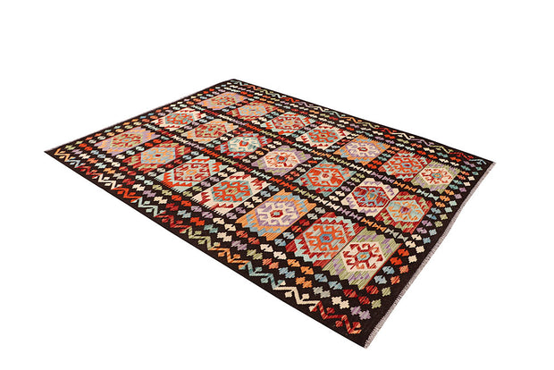 Multi Colored Kilim 6' 8 x 8' 1 - No. 64442 - ALRUG Rug Store