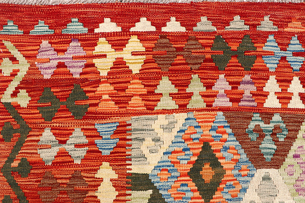 Multi Colored Kilim 6' 8 x 8' - No. 64444 - ALRUG Rug Store