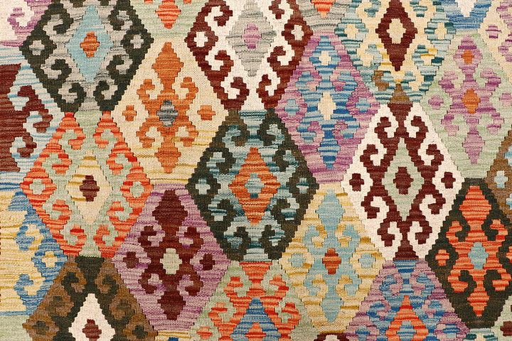 Multi Colored Kilim 6' 8 x 8' - No. 64444 - ALRUG Rug Store