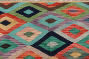Multi Colored Kilim 6' 3 x 9' 7 - No. 64447 - ALRUG Rug Store