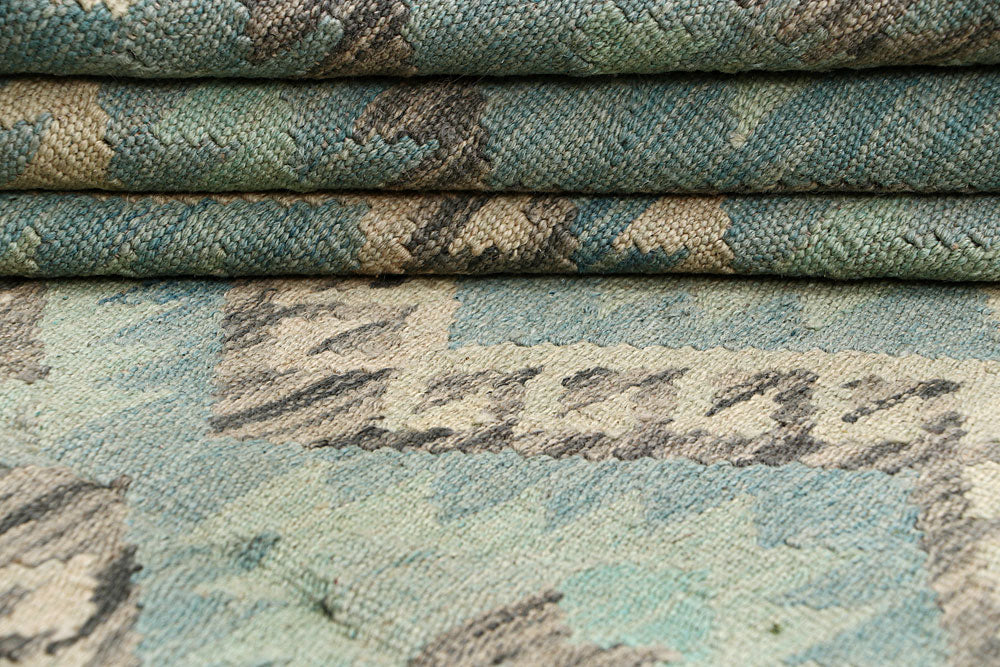 Multi Colored Kilim 6' 9 x 9' 9 - No. 64448 - ALRUG Rug Store