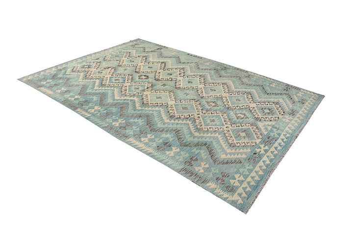 Multi Colored Kilim 6' 9 x 9' 9 - No. 64448 - ALRUG Rug Store