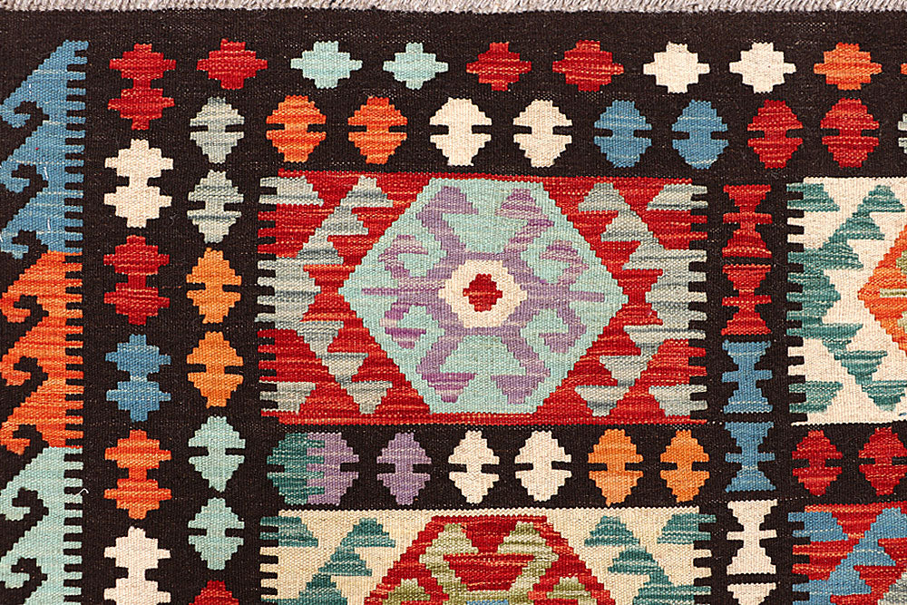 Multi Colored Kilim 6' 8 x 8' 2 - No. 64450 - ALRUG Rug Store