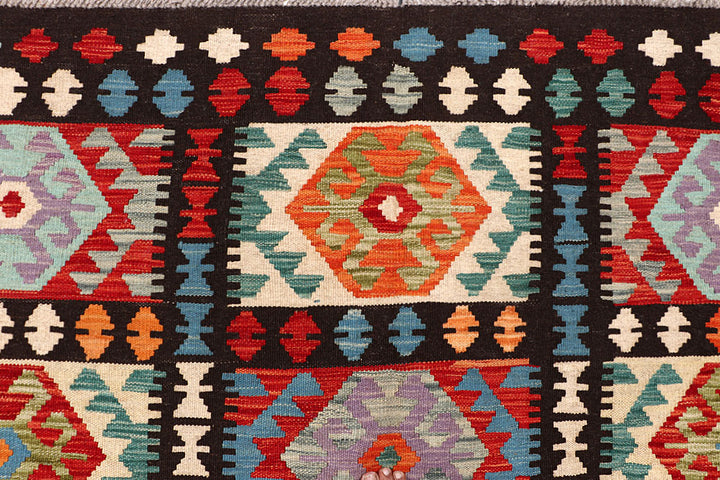Multi Colored Kilim 6' 8 x 8' 2 - No. 64450 - ALRUG Rug Store