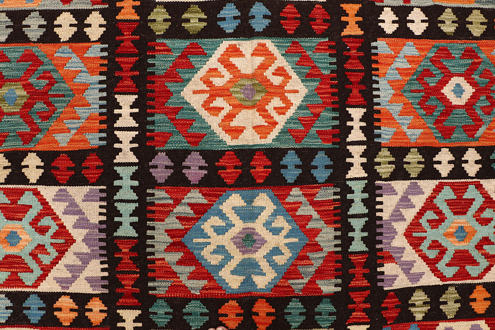 Multi Colored Kilim 6' 8 x 8' 2 - No. 64450 - ALRUG Rug Store