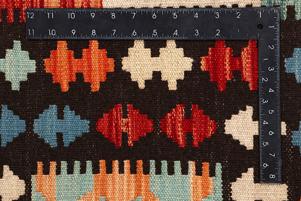 Multi Colored Kilim 6' 8 x 8' 2 - No. 64450 - ALRUG Rug Store