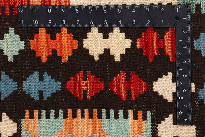 Multi Colored Kilim 6' 8 x 8' 2 - No. 64450 - ALRUG Rug Store