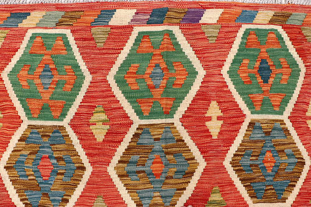 Multi Colored Kilim 7' x 9' 8 - No. 64452 - ALRUG Rug Store