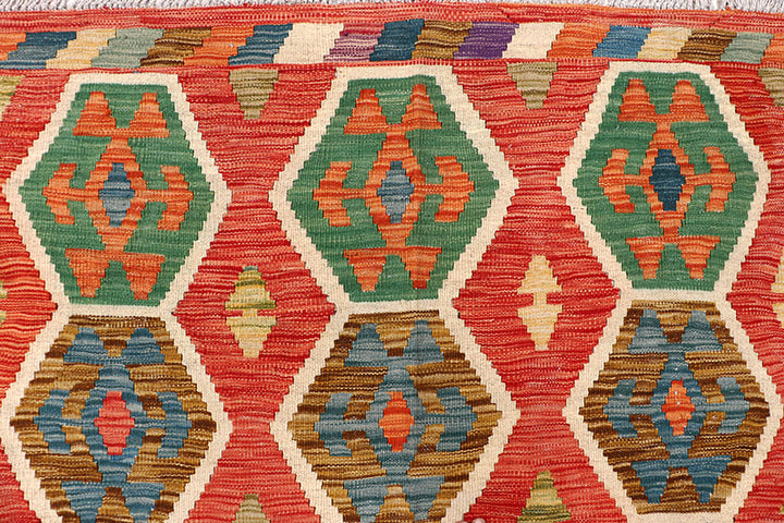 Multi Colored Kilim 7' x 9' 8 - No. 64452 - ALRUG Rug Store