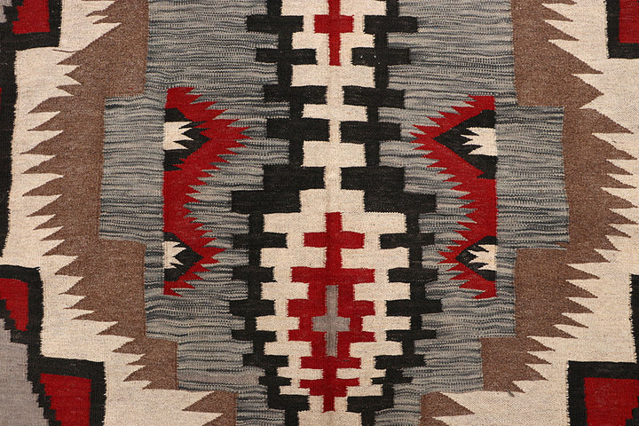 Multi Colored Kilim 6' 1 x 9' 6 - No. 64453 - ALRUG Rug Store