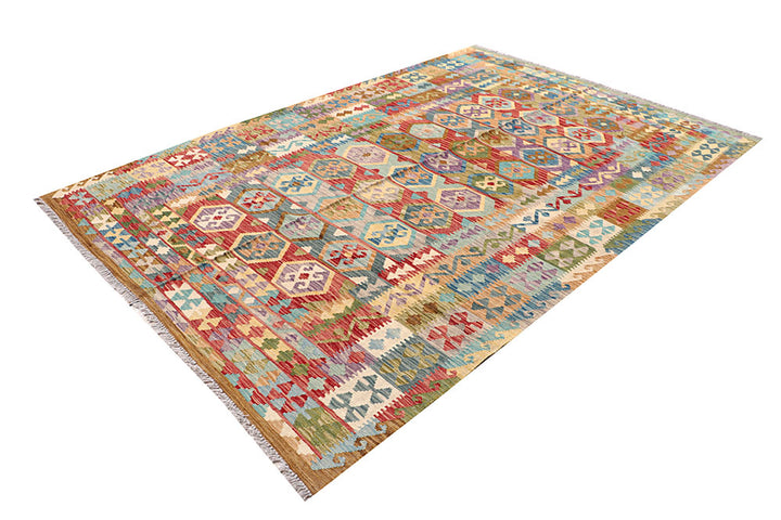 Multi Colored Kilim 6' 9 x 9' 10 - No. 64454 - ALRUG Rug Store