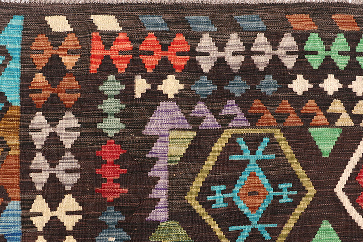 Multi Colored Kilim 6' 11 x 9' 10 - No. 64460 - ALRUG Rug Store