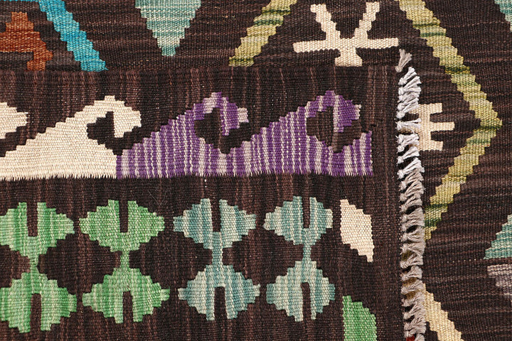 Multi Colored Kilim 6' 11 x 9' 10 - No. 64460 - ALRUG Rug Store