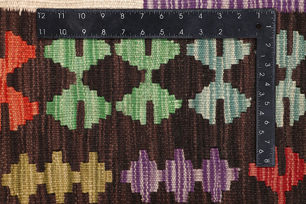 Multi Colored Kilim 6' 11 x 9' 10 - No. 64460 - ALRUG Rug Store