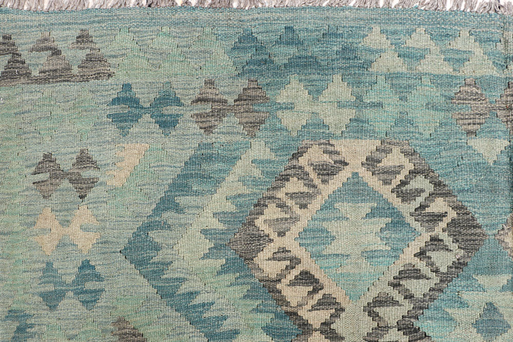 Multi Colored Kilim 6' 8 x 9' 8 - No. 64461 - ALRUG Rug Store