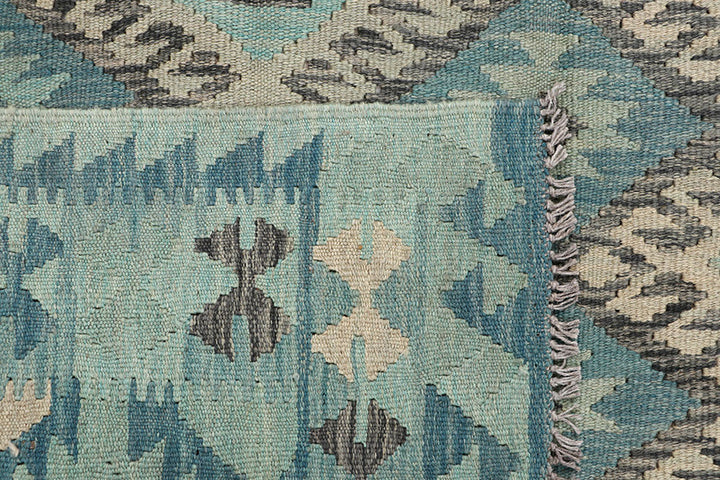 Multi Colored Kilim 6' 8 x 9' 8 - No. 64461 - ALRUG Rug Store