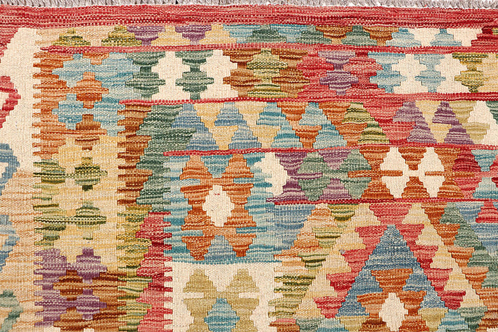 Multi Colored Kilim 6' 8 x 9' 8 - No. 64463 - ALRUG Rug Store