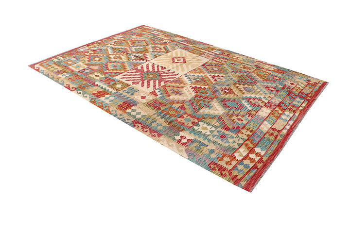 Multi Colored Kilim 6' 8 x 9' 8 - No. 64463 - ALRUG Rug Store