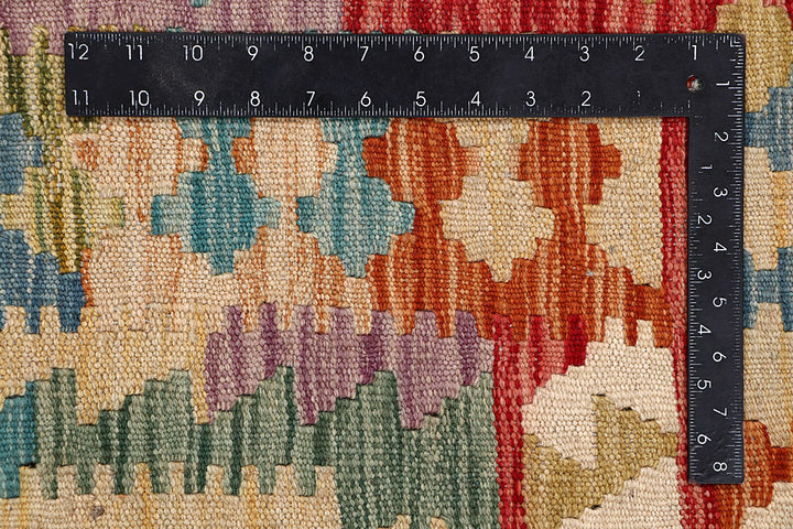Multi Colored Kilim 6' 8 x 9' 8 - No. 64463 - ALRUG Rug Store