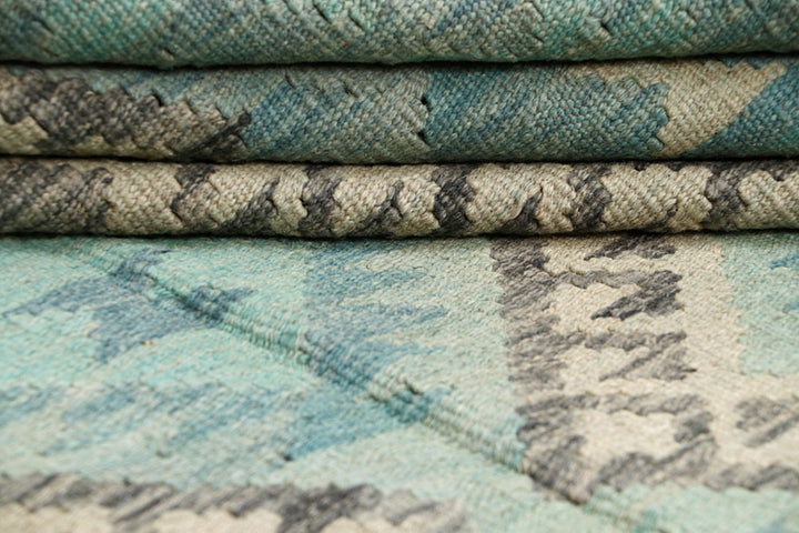 Multi Colored Kilim 6' 9 x 9' 9 - No. 64464 - ALRUG Rug Store