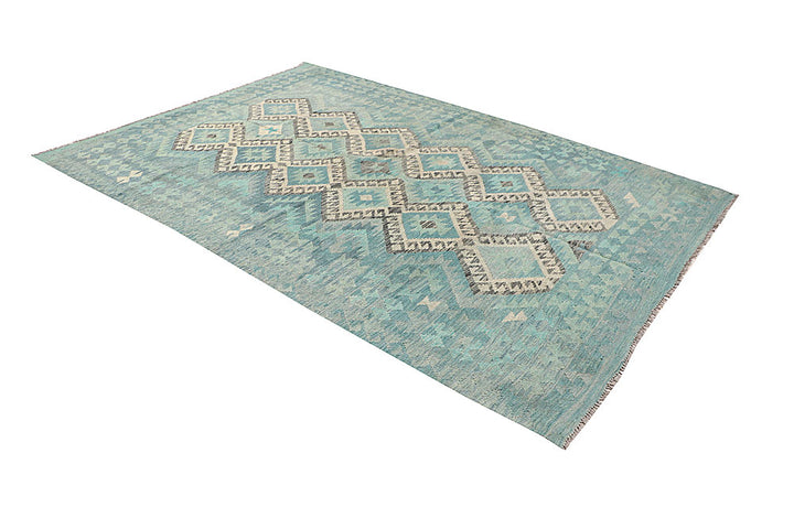 Multi Colored Kilim 6' 9 x 9' 9 - No. 64464 - ALRUG Rug Store