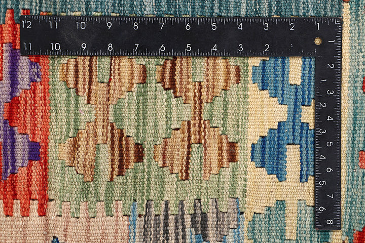 Multi Colored Kilim 6' 5 x 9' 4 - No. 64470 - ALRUG Rug Store