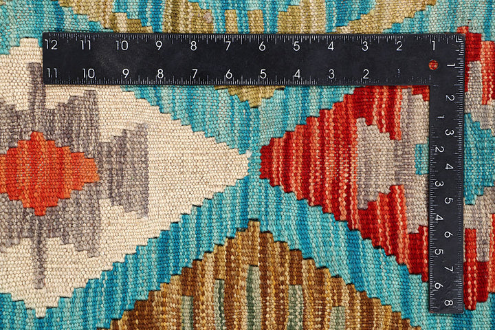 Multi Colored Kilim 6' 8 x 9' 8 - No. 64473 - ALRUG Rug Store