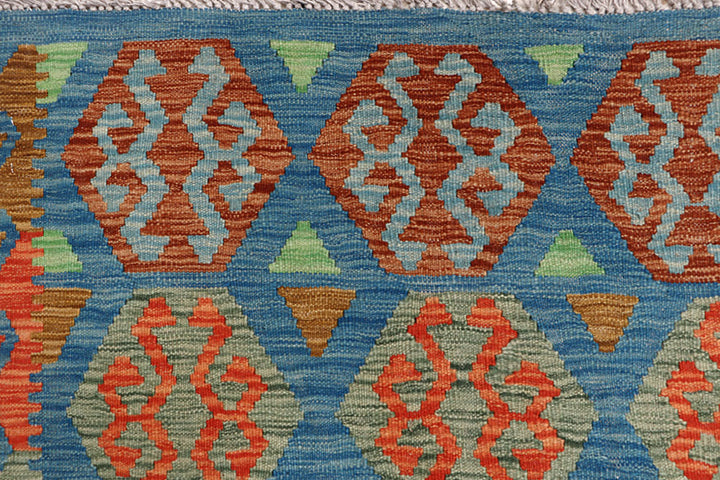 Multi Colored Kilim 6' 9 x 9' 7 - No. 64484 - ALRUG Rug Store