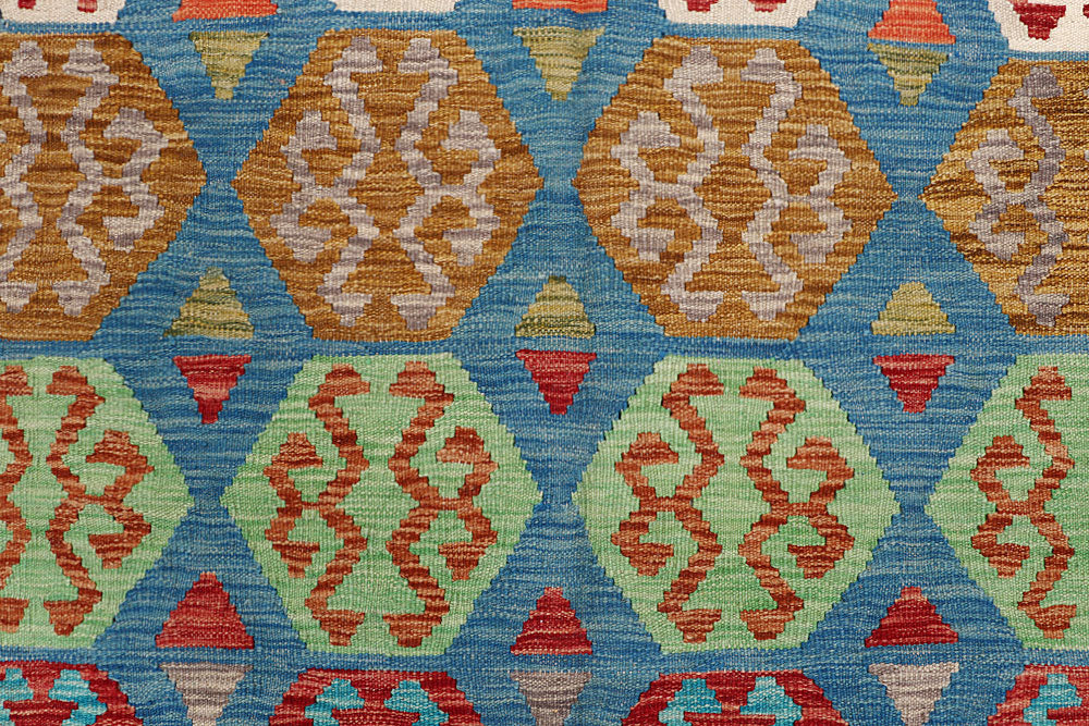 Multi Colored Kilim 6' 9 x 9' 7 - No. 64484 - ALRUG Rug Store